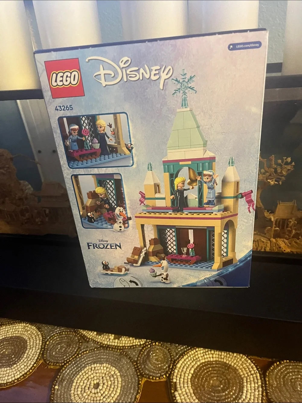 LEGO Disney Frozen Castle Playset - White, Cream, Blue, Green, Pink